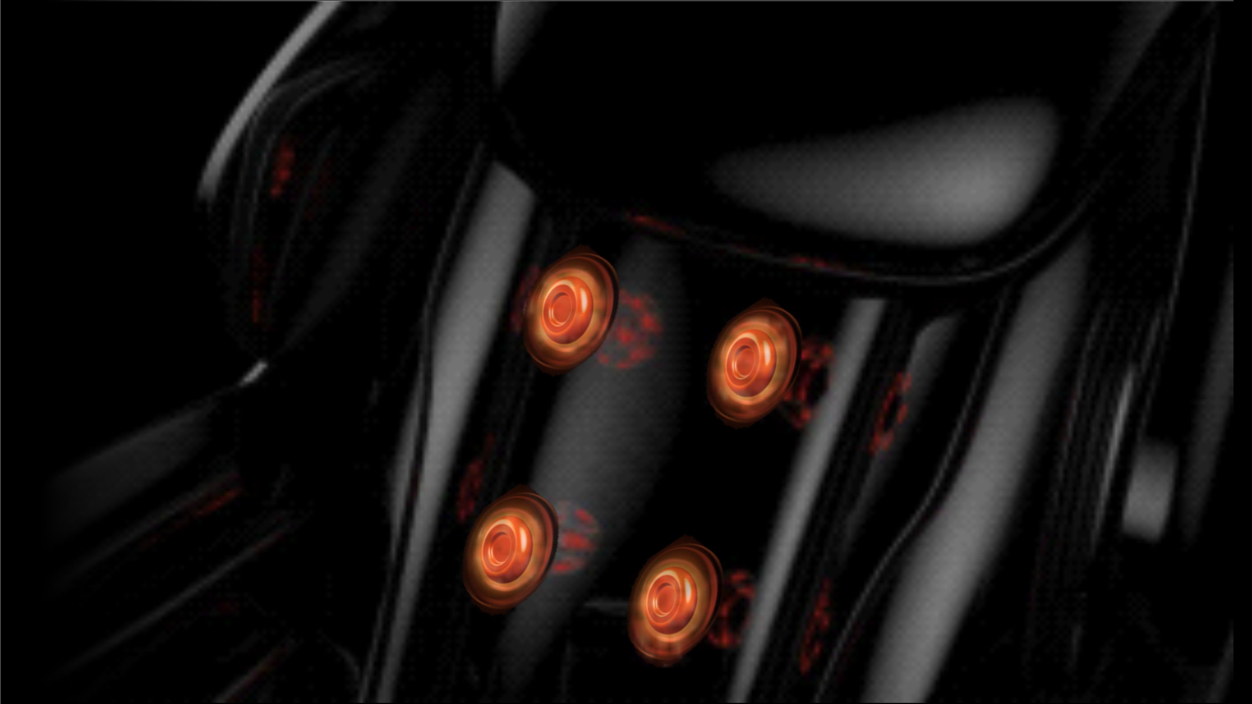 ИК-прогрев массажных роликов - Массажное кресло Bodo Brilliance Black