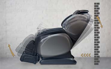 Слайдер система раскладывания кресла - Массажное кресло Bodo Excellence Champagne Gold
